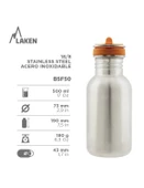 Laken  Şişe  ACERO T.FLOW 0,5L ECO Paslanmaz Çelik - 2