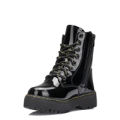 Albishoes Kız Çocuk Fermuarlı Suya Dayanıklı Kışlık Soğuk Geçirmez Postal Bot Bağcıklı Çocuk Bot - 2