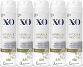 XO Deodorant 150ML Women-Kadın Natural & Effective (5 Li Set) - 1