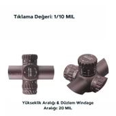 Continental x6 4-24x50 FDE Tactical Tüfek Dürbünü - Çöl Rengi - 4