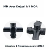 4-16x44 TOUREX FFP Tüfek Dürbünü SCFF-24 - 4