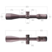 Continental x6 4-24x50 FDE Tactical Tüfek Dürbünü - Çöl Rengi - 2