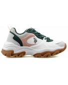 U.s. Polo Assn. Tracky 4Pr Kadın Beyaz-Yeşil Sneaker Ayakkabı - 1