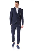 CEKMON Erkek Regular Fit Zincir Detaylı Blazer Rahat Klasik Ceket - 9