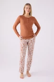 Pierre Cardin 8862 Kadın Uzun Kol Pijama Takım - 1