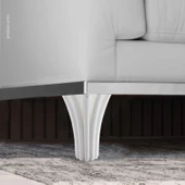 İstanbul Konsol Mobilya Kanepe Koltuk Tv Ünitesi Baza Ayağı Orta Sehpası Ayak Ayakları 12 cm Beyaz thumbnail 7