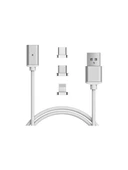 Iphone Lightning Samsung Micro Usb Type C Mıknatıslı Şarj Kablosu - 2