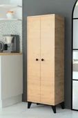 Mobilique  Venedik 6Raflı Banyo Dolabı (Çam-Çam) - 1