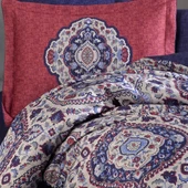 Hobby Amanda Çift Kişilik 300TC Tencel Saten Nevresim Takımı thumbnail 2