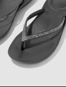 FitFlop IQUSHION SPARKLE R08 Siyah Kadın Parmak Arası Terlik - 3