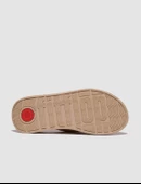 FitFlop F-MODE FW5 Hakiki Deri Krem Kadın Çapraz Bantlı Terlik - 5