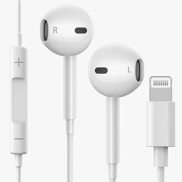 Kulaklı İphone Ucu Çıkışlı Pop Up Kulak içi Yumuşak Kontrol Tuşlu Aksesuar