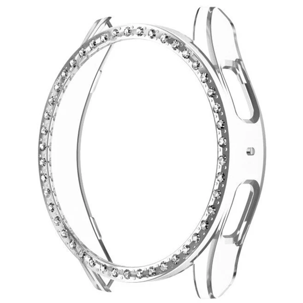 Samsung Galaxy Watch 4 5 6 7 FE 40 mm TEK SIRA Taşlı Kasa Koruyucu (Ekran Koruyucusuz) TEKSIRA - Resim 10