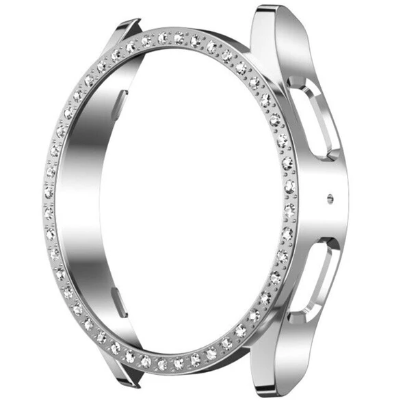 Samsung Galaxy Watch 4 5 6 7 FE 40 mm TEK SIRA Taşlı Kasa Koruyucu (Ekran Koruyucusuz) TEKSIRA - Resim 7