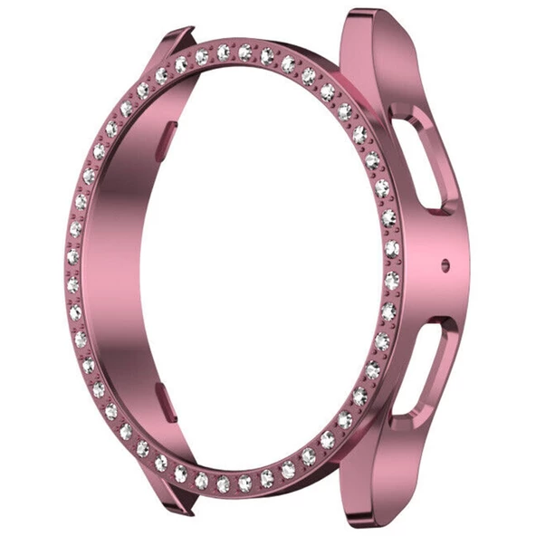 Samsung Galaxy Watch 4 5 6 7 FE 40 mm TEK SIRA Taşlı Kasa Koruyucu (Ekran Koruyucusuz) TEKSIRA - Resim 6