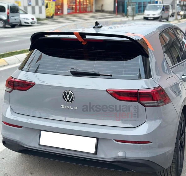 Volkswagen Golf 8 R Spoiler - Piano Black-Parlak Siyah - 2