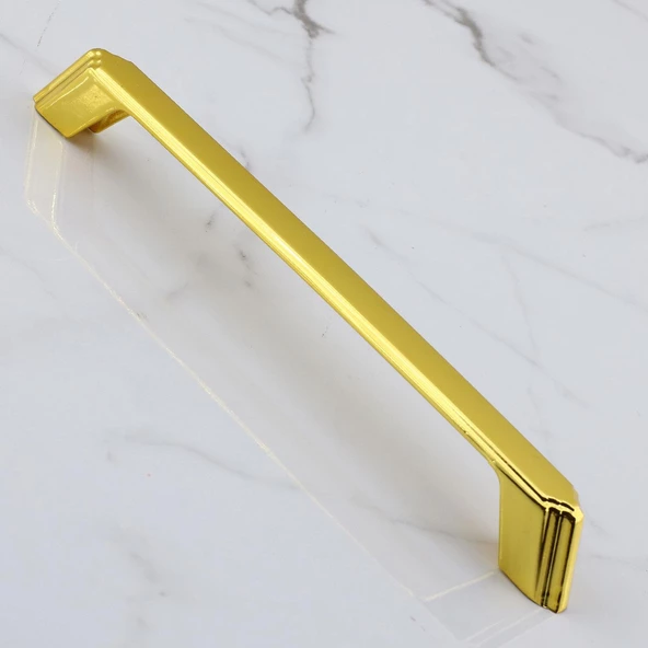 Gökçe Altın Metal Kulp 160 mm -16 cm Mobilya Çekmece Mutfak Dolabı Dolap Kulpları Kulbu Kulpu Gold - 3
