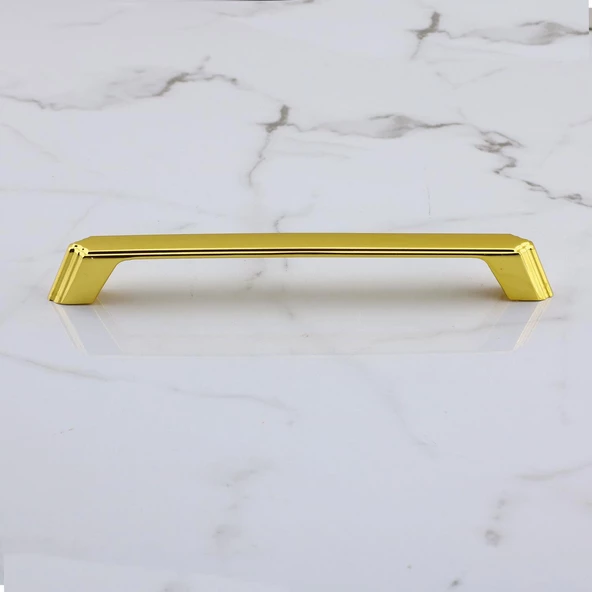 Gökçe Altın Metal Kulp 160 mm -16 cm Mobilya Çekmece Mutfak Dolabı Dolap Kulpları Kulbu Kulpu Gold - 7
