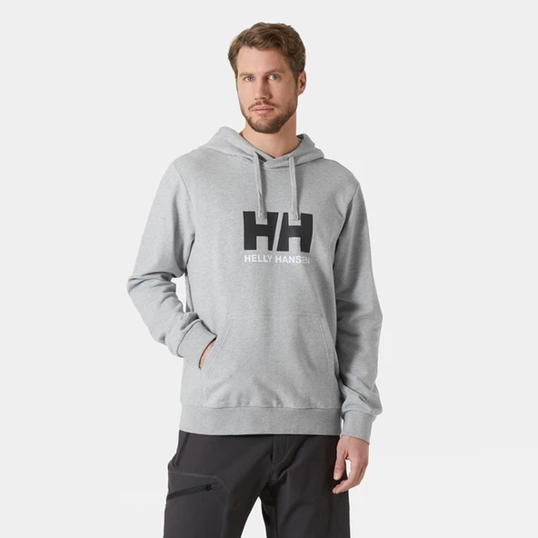 Helly Hansen HH Logo 2.0 Kapişonlu Erkek Sweatshirt HHA.30394.990 - Resim 2