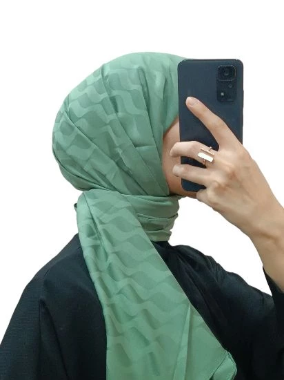 JAKARLI SU YOLU DESENLİ ŞAL 1032 - 12