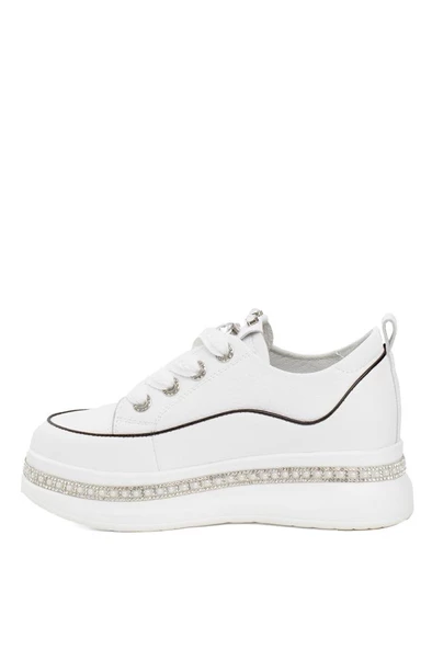 GUJA 24K308-1 TAŞ SARGILI KALIN TABAN KADIN SNEAKER AYAKKABI - 7