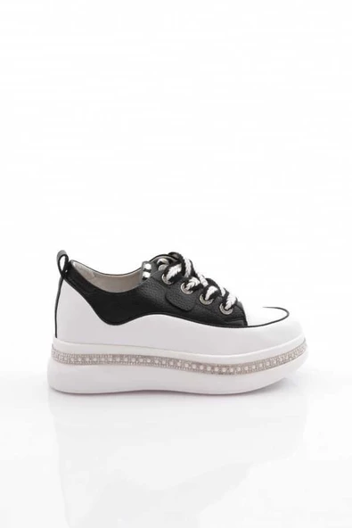 GUJA 24K308-1 TAŞ SARGILI KALIN TABAN KADIN SNEAKER AYAKKABI - 10