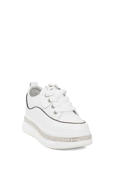 GUJA 24K308-1 TAŞ SARGILI KALIN TABAN KADIN SNEAKER AYAKKABI - 6