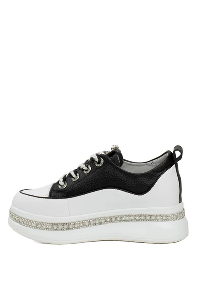 GUJA 24K308-1 TAŞ SARGILI KALIN TABAN KADIN SNEAKER AYAKKABI - 4