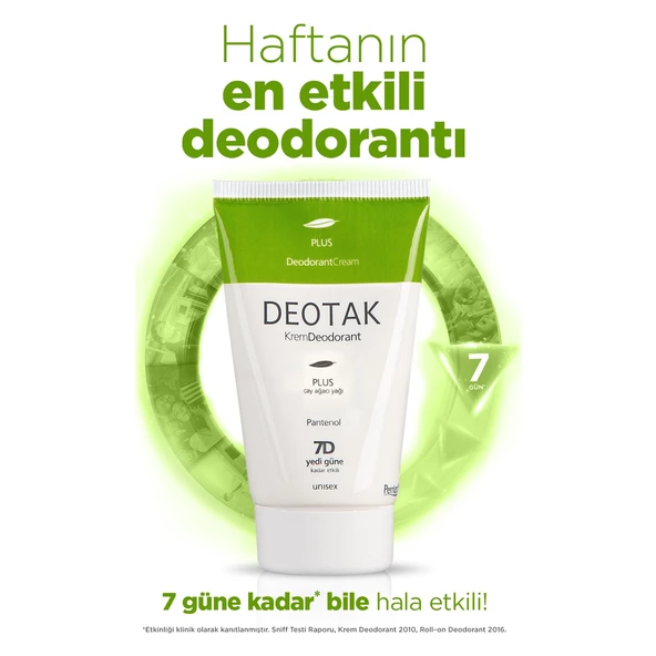 Deotak Krem Deodorant Unisex 35ML Plus (Çay Ağaçı Yağı) (2 Li Set) - 6