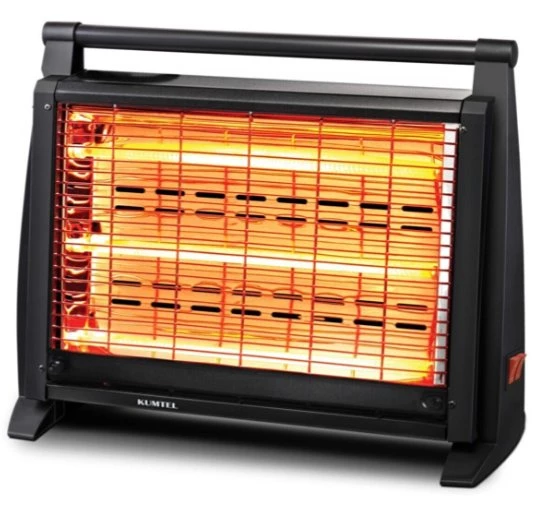 Kumtel KUM LX-2832 Soba Siyah Delux 1500W