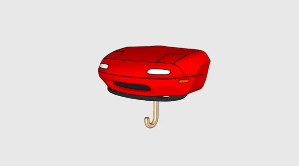 Turbo Car Key Hanger Araba Anahtar Tutucu