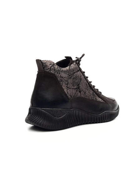 Venüs 1953837K Kadın Hakiki Deri Lastik Bağ Fermuaelı Comfort Günlük Bot - 3