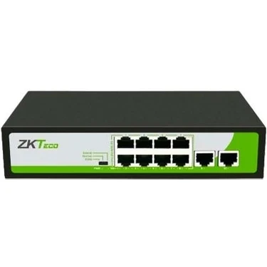 Zkteco PE082-120-C  8 Port 2xgigabit Uplink Poe Switch