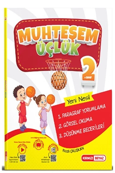 Kırmızı Beyaz 2. Sınıf Muhteşem Üçlük (Paragraf-Görsel Okuma-Düşünme Becerisi)