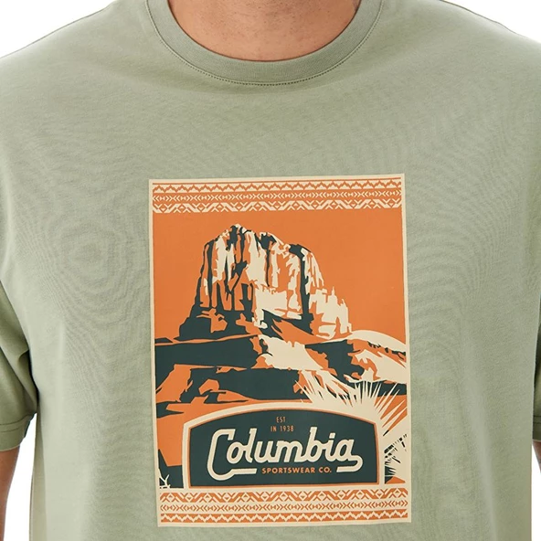 Columbia CSC Arid Trails Erkek Kısa Kollu T-Shirt CS0389 - Resim 4