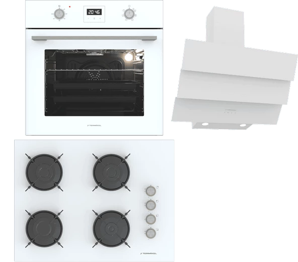 Termikel Ankastre Set (BO O64D5C W + BH P7144C W + CH S6532C WW) ürün görseli 1