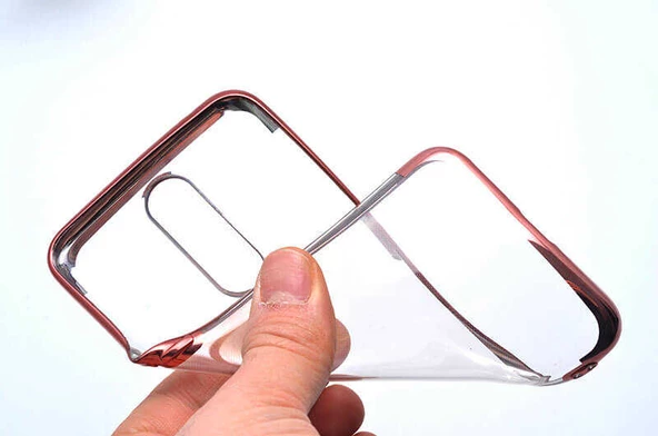 Oppo RX17 Pro Kılıf Dört Köşeli Lazer Silikon Kılıf - 9