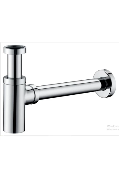 Turkuaz  Yuvarlak Lavabo Sifonu Krom Kaplamalı 200-300 mm - 1