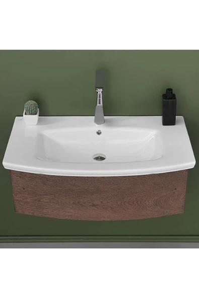 Turkuaz  Plus Etajerli Lavabo 90x51 cm - 2