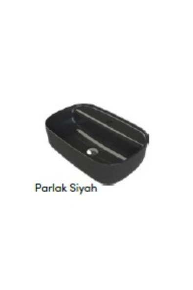 Turkuaz  Aqua Tezgahüstü Lavabo 75x40 cm (Duvara Sıfır Lavabo) - 2