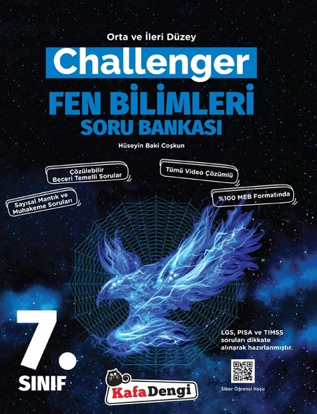 KAFA DENGİ YAYINLARI 7. Sınıf Fen Bilimleri Challenger Soru Bankası