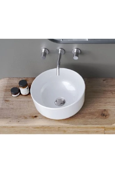 Turkuaz  Aqua Tezgahüstü Lavabo Ø33 cm