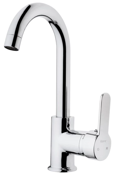 Kare Banyo  Kare Delta Mix Lavabo Bataryası (kısa Borulu)