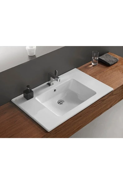 Turkuaz  İbiza Etajerli Lavabo 101x51 cm