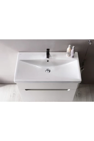 Turkuaz  Elite Etajerli Lavabo 80x45 Cm - 2