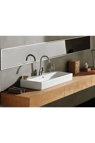 Turkuaz  Pinto Etajerli Lavabo 75x47 cm