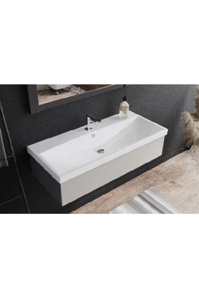 Turkuaz  Elite Etajerli Lavabo 80x45 Cm