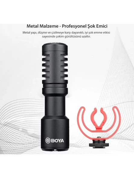 Boya By-Mm1+ Condenser Shotgun Mikrofon - 6