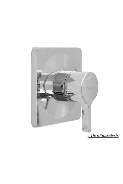 Turkuaz  Kutulu Küresel Vana Helataşı Ti? i  1/2” (20mm) Temi? Su Gi? iş i Bağlantılı