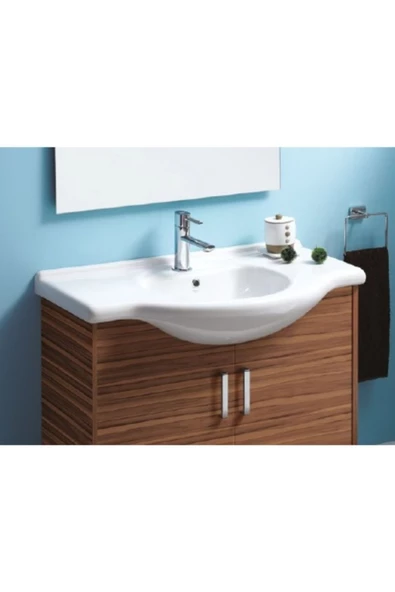 Turkuaz  Nil Etajerli Lavabo 95x50 cm - 2